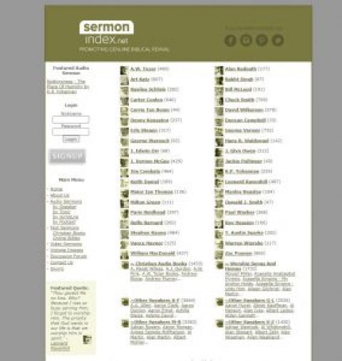 Audio Sermons from Sermon Index